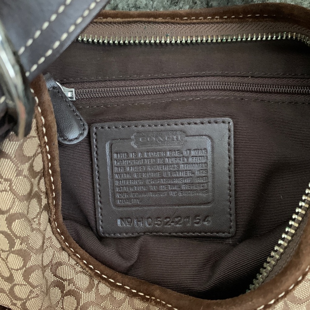 Like New Brown Coach Purse - Picture 3 of 4